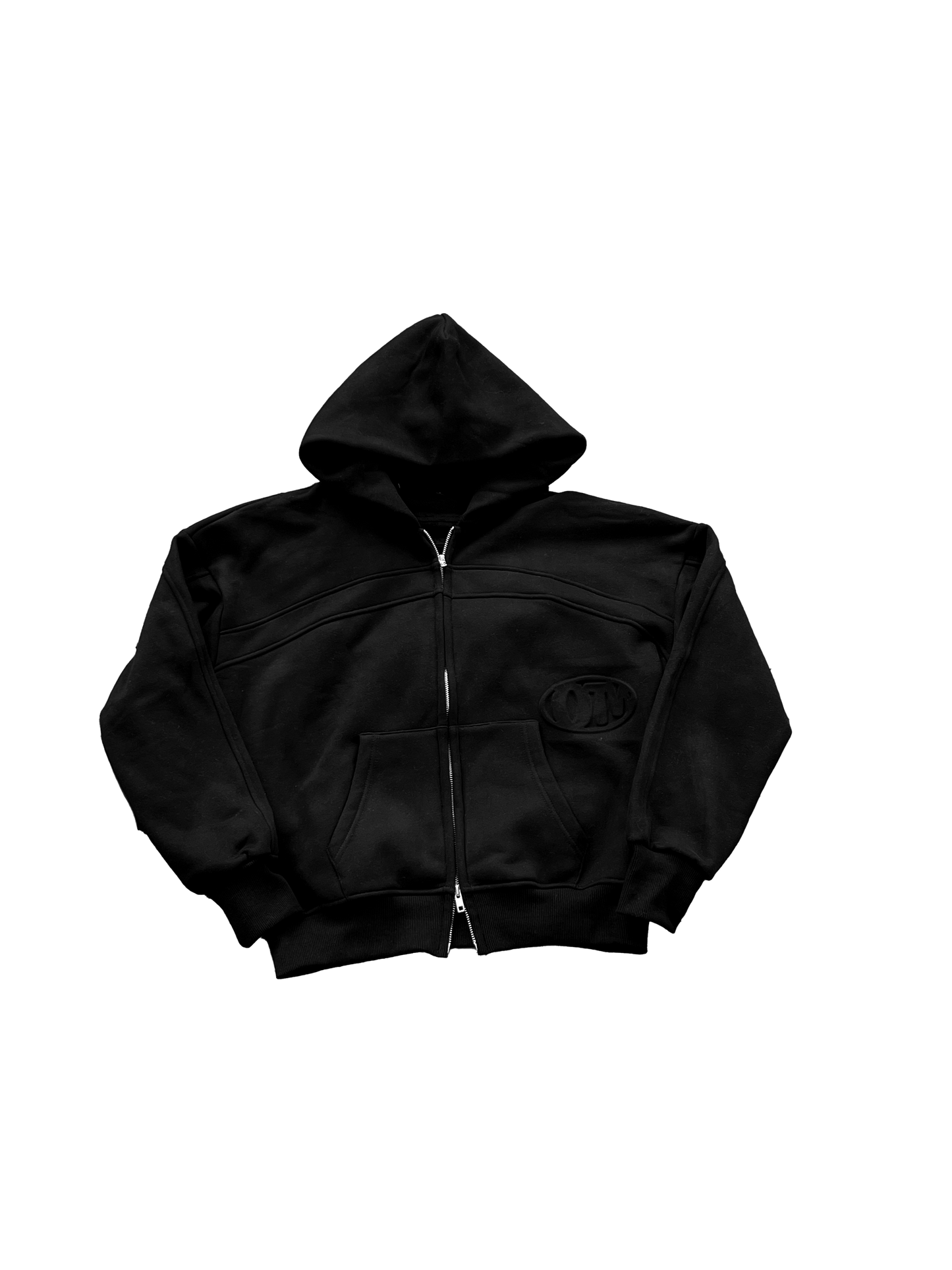 Core zip up hoodie black